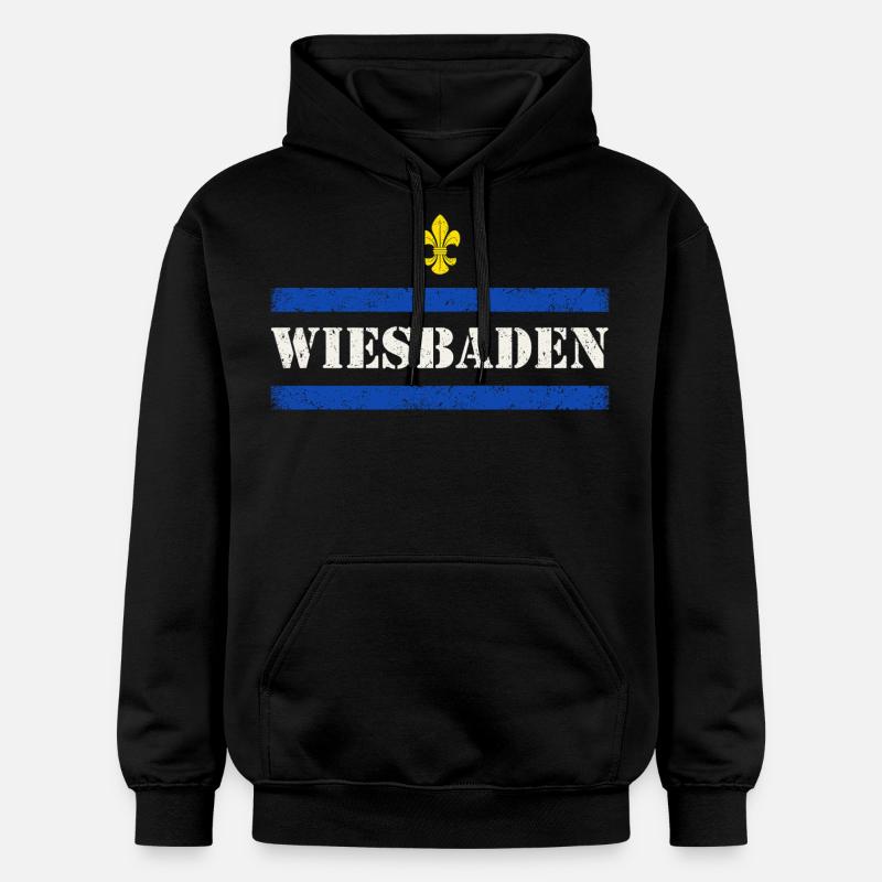 Wiesbaden - Sweat à capuche Softstyle® Gildan Unisexe - noir