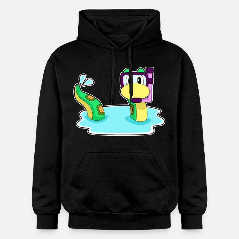 Snake Diver Snorkel - Sweat à capuche Softstyle® Gildan Unisexe - noir