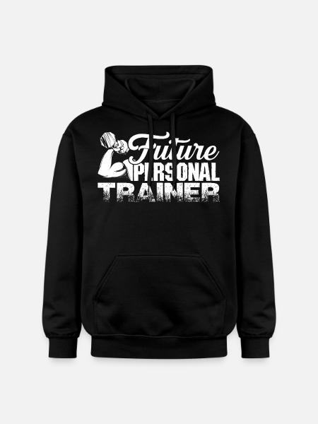 Personal Trainer Future Personal Trainer - Gildan Unisex Softstyle® Midweight Hoodie - black