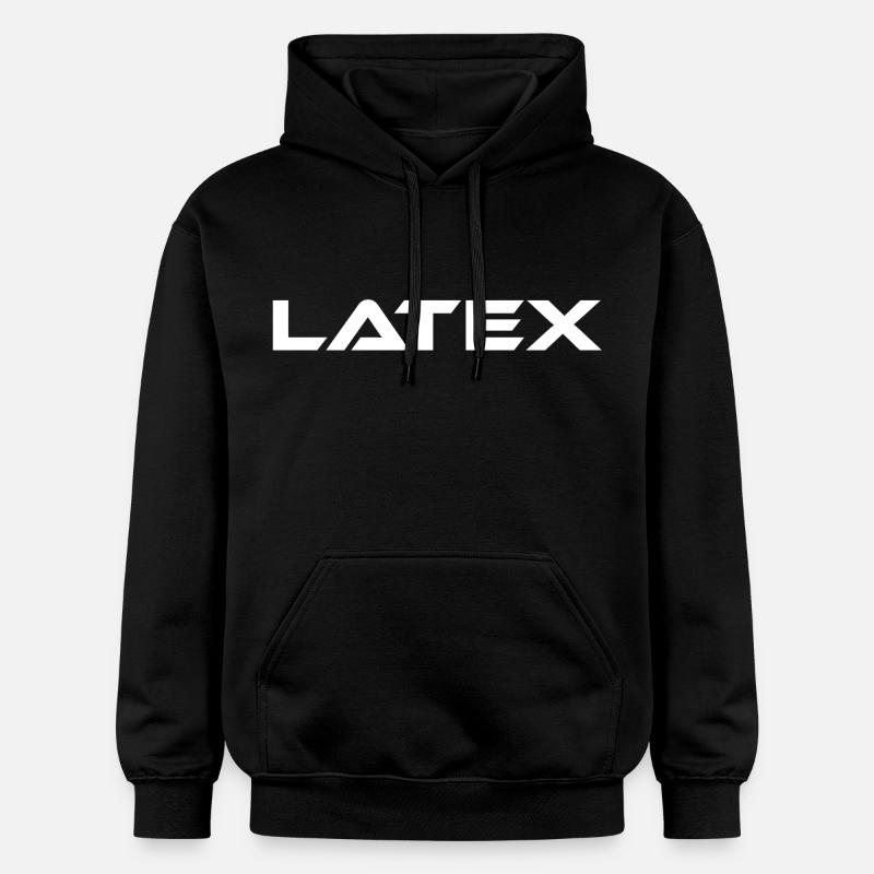 Conception de police « Latex » - Sweat à capuche Softstyle® Gildan Unisexe - noir