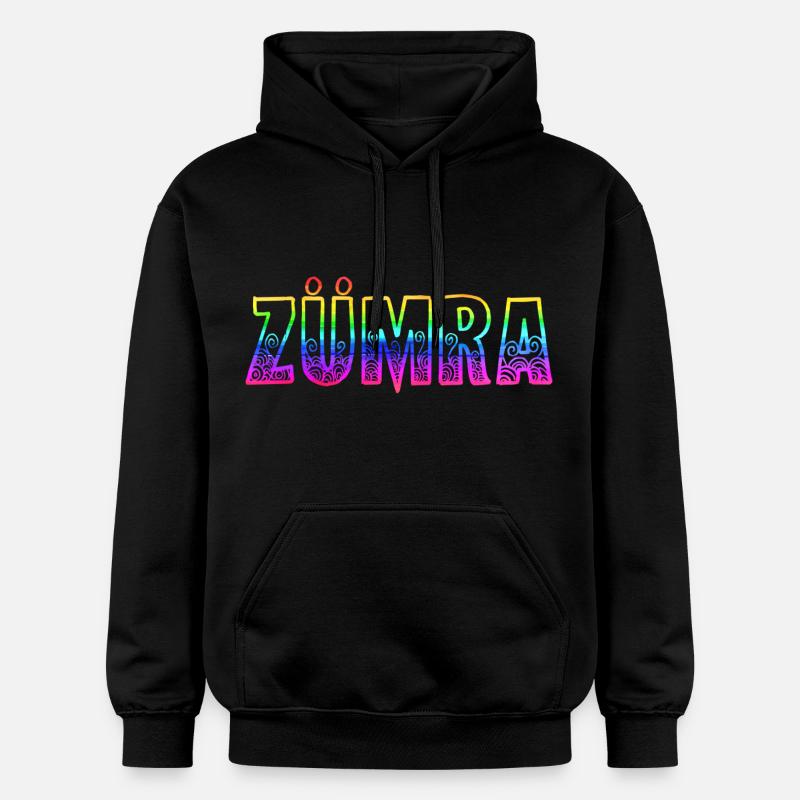 Zümra RS Arc-en-ciel - Sweat à capuche Softstyle® Gildan Unisexe - noir