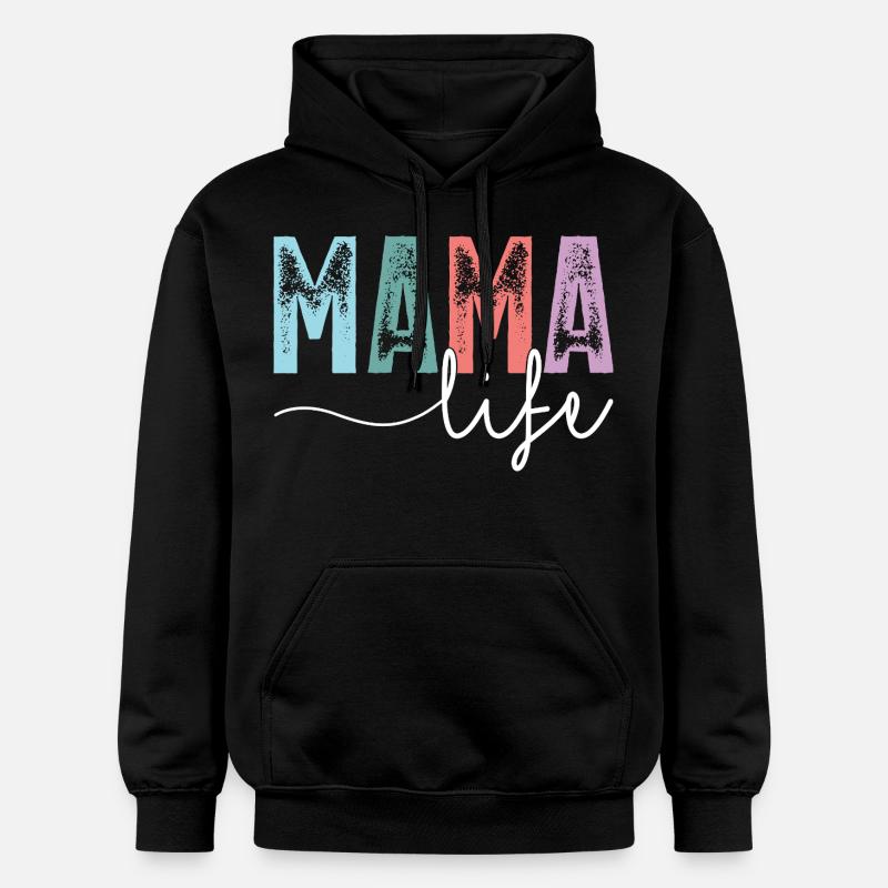 Vie de maman - Sweat à capuche Softstyle® Gildan Unisexe - noir