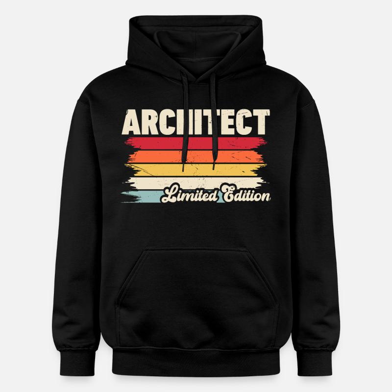 Architecte - Sweat à capuche Softstyle® Gildan Unisexe - noir