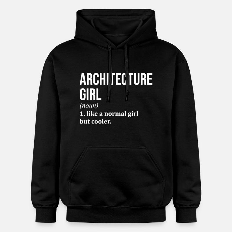 architecte - Sweat à capuche Softstyle® Gildan Unisexe - noir