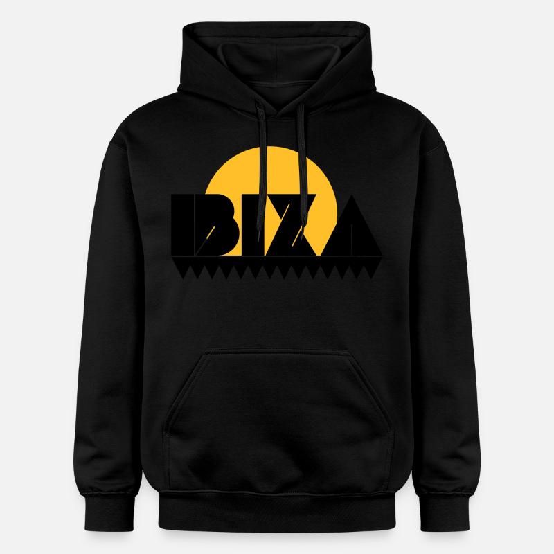 ibiza - Sweat à capuche Softstyle® Gildan Unisexe - noir