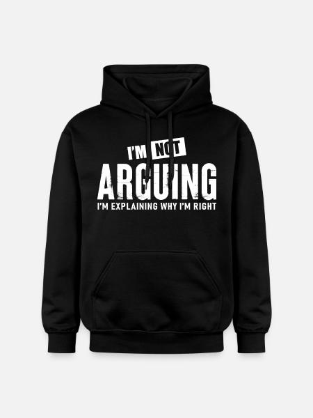 I m Not Arguing - Gildan Unisex Softstyle® Midweight Hoodie - black