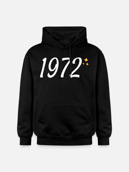 1972 - Gildan Unisex Softstyle® Midweight Hoodie - black