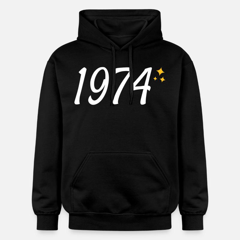 1974 - Sweat à capuche Softstyle® Gildan Unisexe - noir