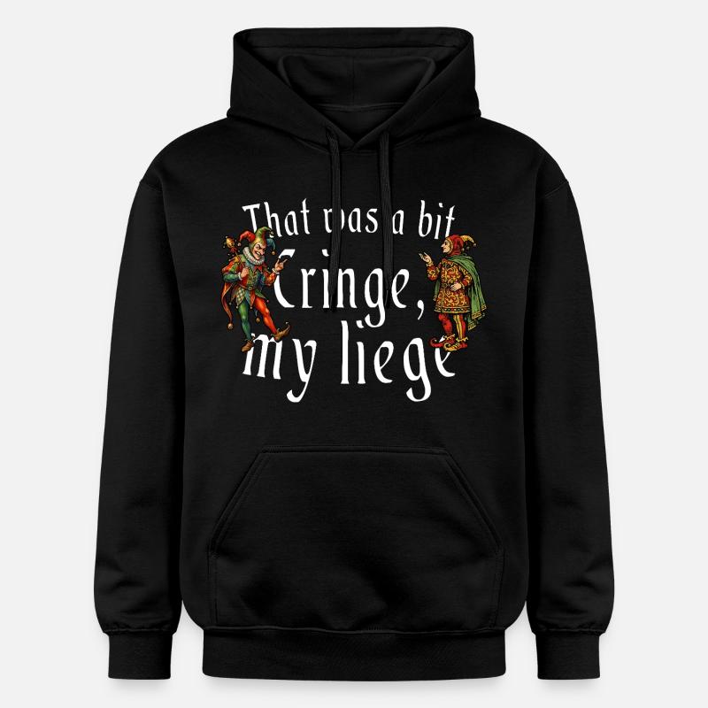 C’était un peu mon suzerain médiéval - Sweat à capuche Softstyle® Gildan Unisexe - noir
