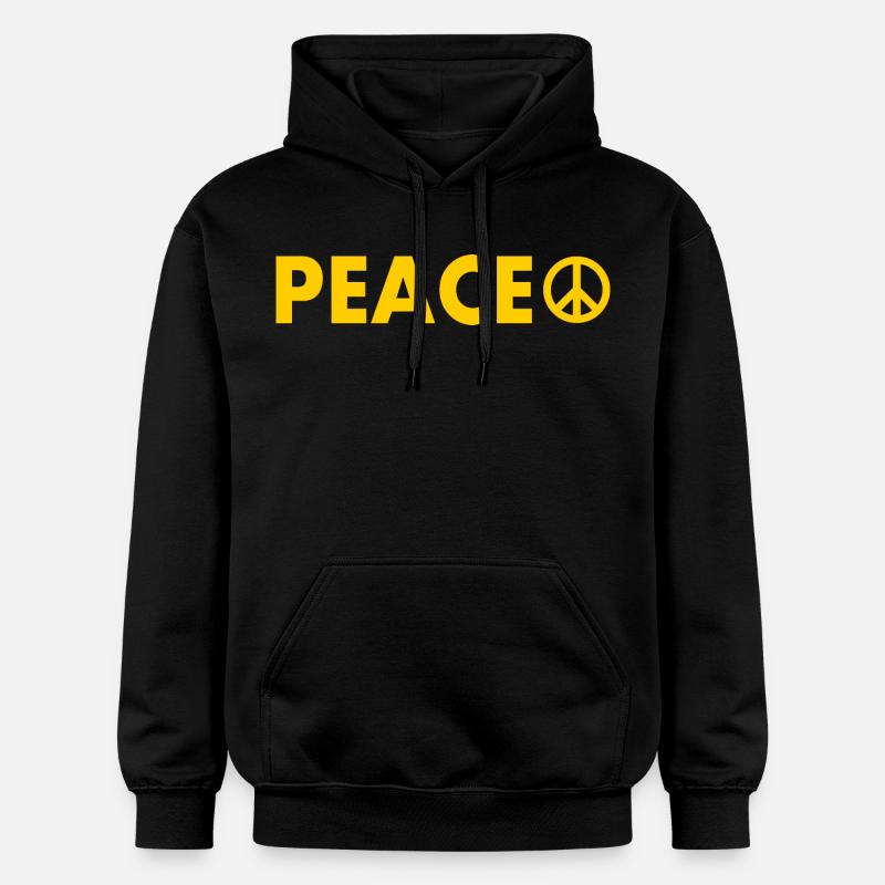 Peace - Sweat à capuche Softstyle® Gildan Unisexe - noir