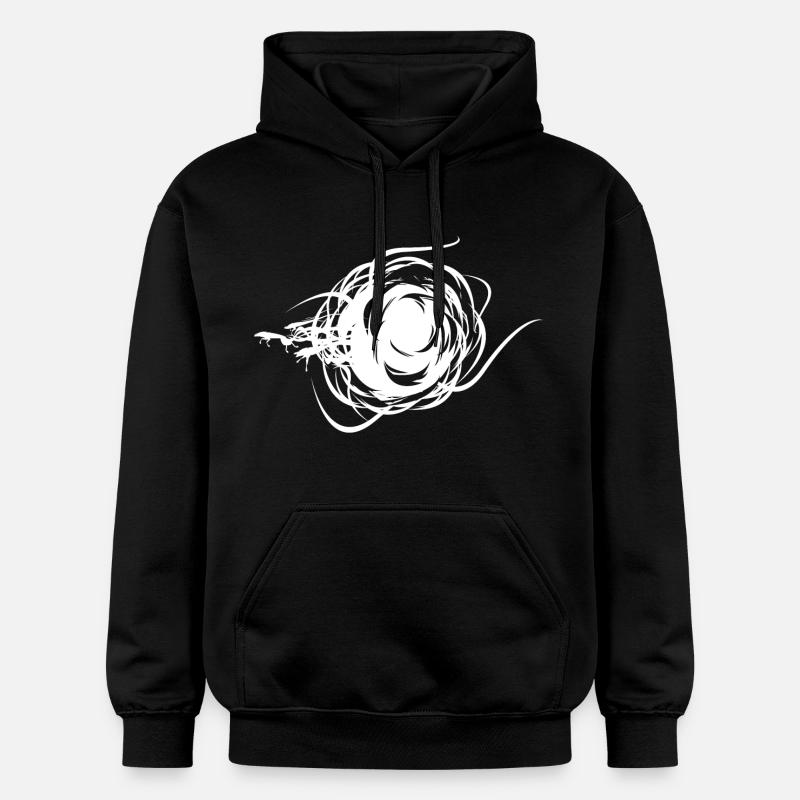 Chevaux des ténèbres - Sweat à capuche Softstyle® Gildan Unisexe - noir