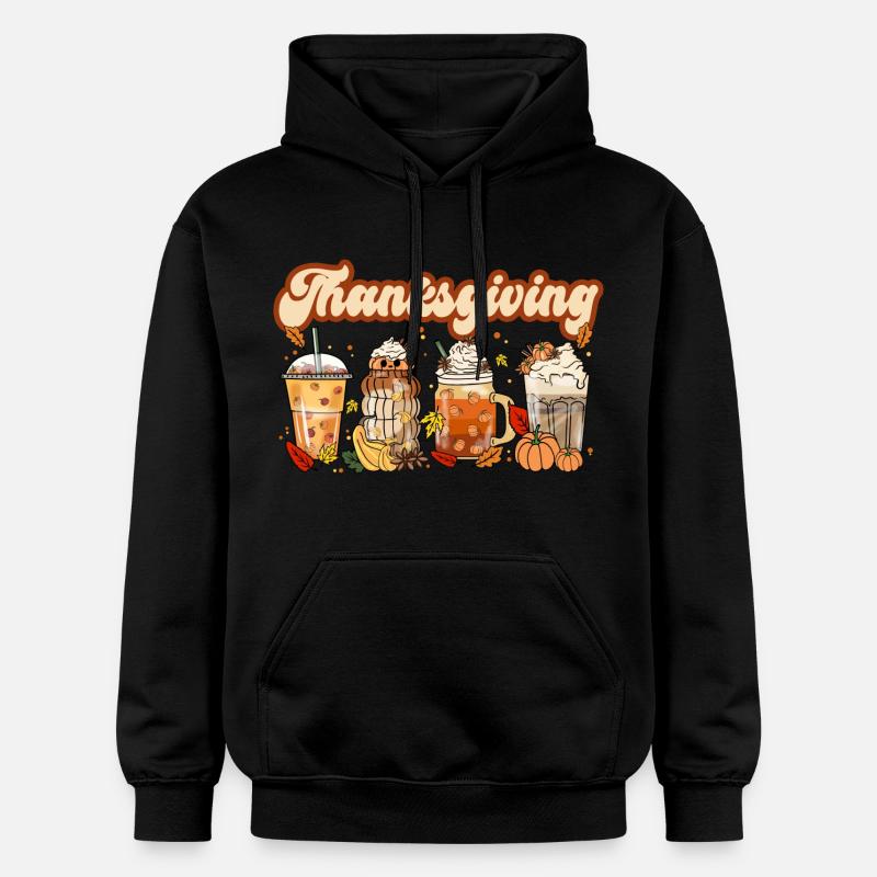 Action de grâce - Sweat à capuche Softstyle® Gildan Unisexe - noir