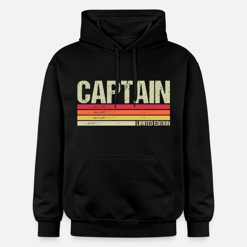Capitaine - Sweat à capuche Softstyle® Gildan Unisexe - noir