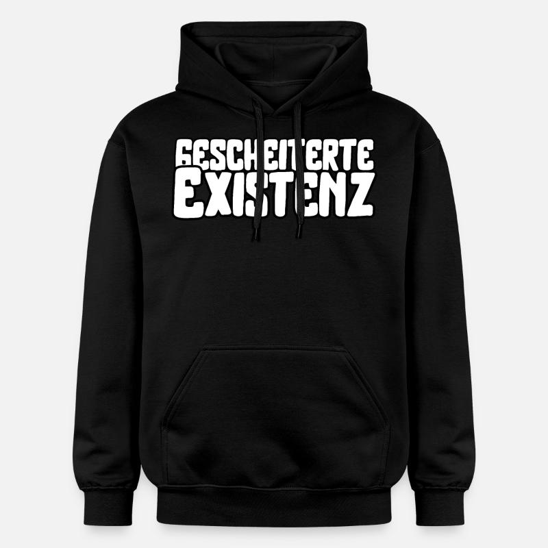 L’existence ratée - Sweat à capuche Softstyle® Gildan Unisexe - noir
