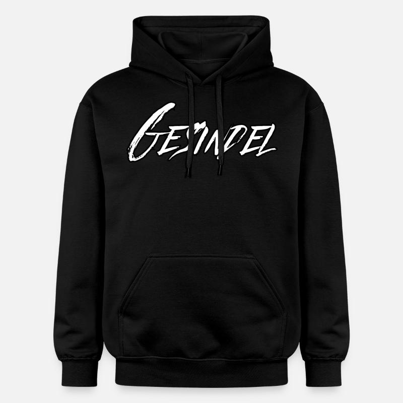 Racaille, véritable dégénérescence - Sweat à capuche Softstyle® Gildan Unisexe - noir