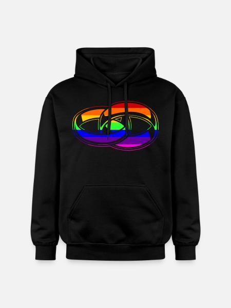 Gay Pride - Marriage - EN - Gildan Unisex Softstyle® Midweight Hoodie - black