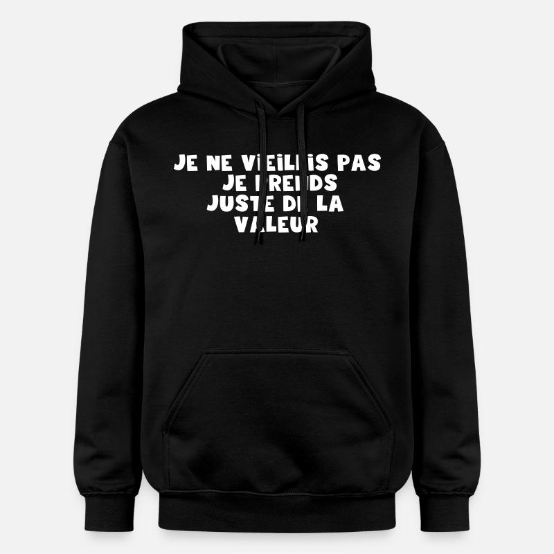 juste de la valeur - Sweat à capuche Softstyle® Gildan Unisexe - noir