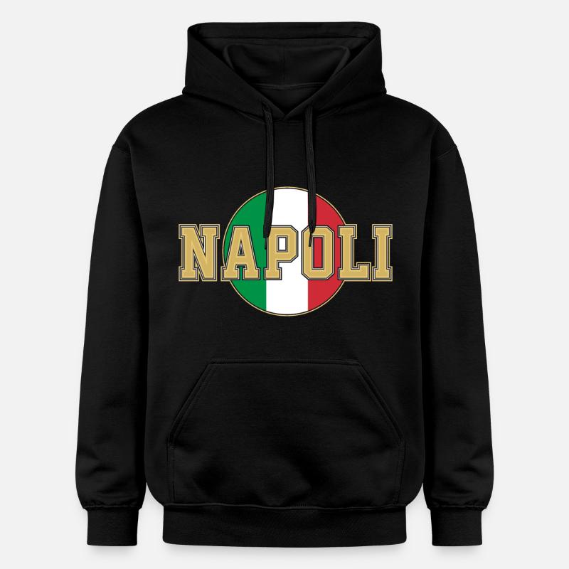 NAPOLI - Sweat à capuche Softstyle® Gildan Unisexe - noir