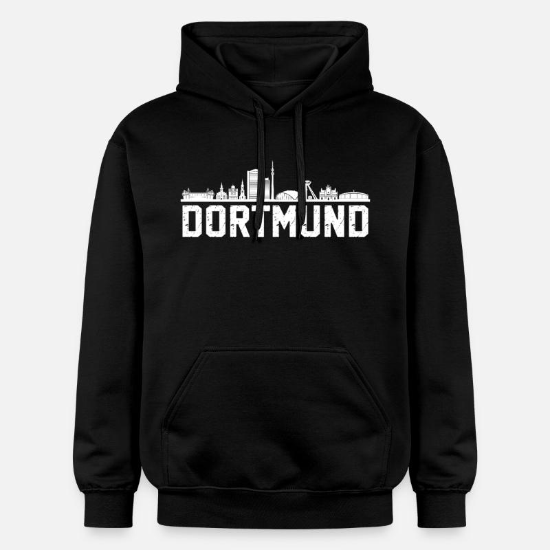 Skyline Dortmund - Sweat à capuche Softstyle® Gildan Unisexe - noir