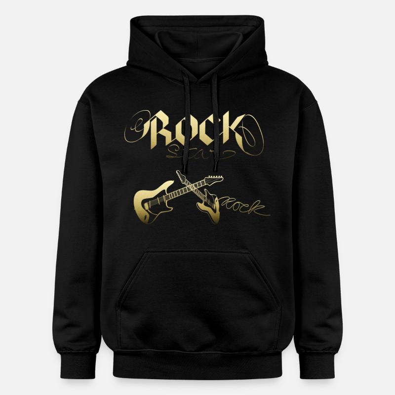 Rock star - Sweat à capuche Softstyle® Gildan Unisexe - noir