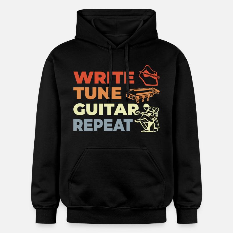 Citation du guitariste - Sweat à capuche Softstyle® Gildan Unisexe - noir
