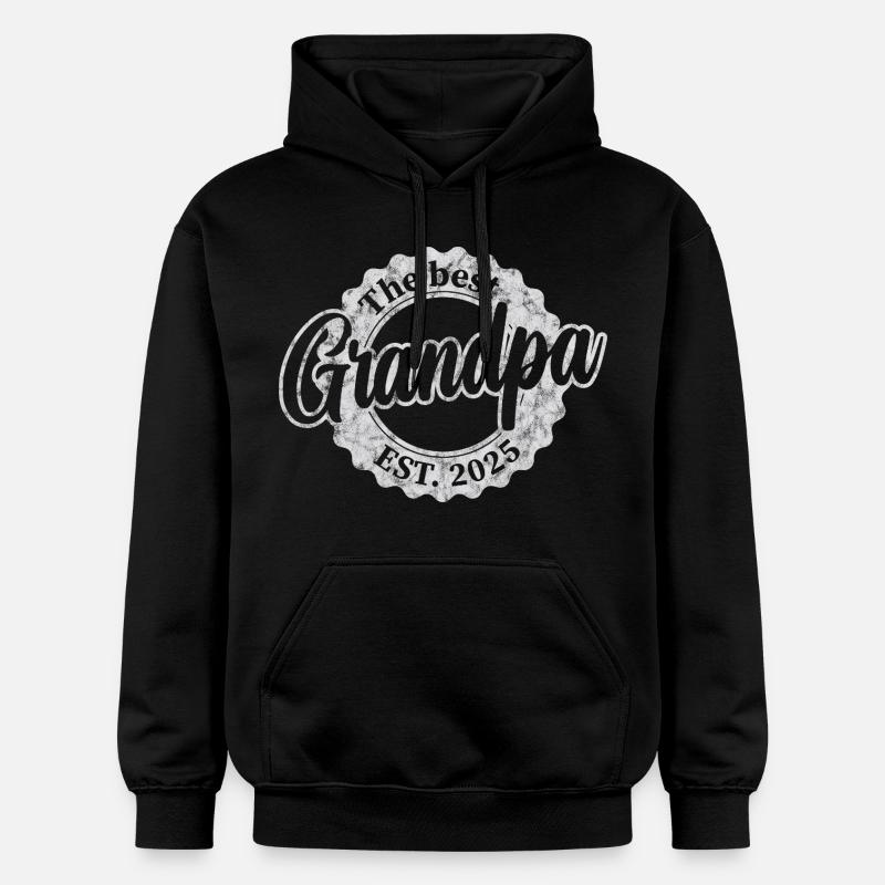 Le meilleur papy depuis 2025 - Sweat à capuche Softstyle® Gildan Unisexe - noir