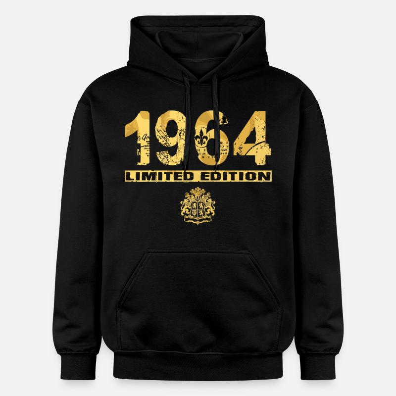 Édition limitée 1964 Anniversaire - Sweat à capuche Softstyle® Gildan Unisexe - noir