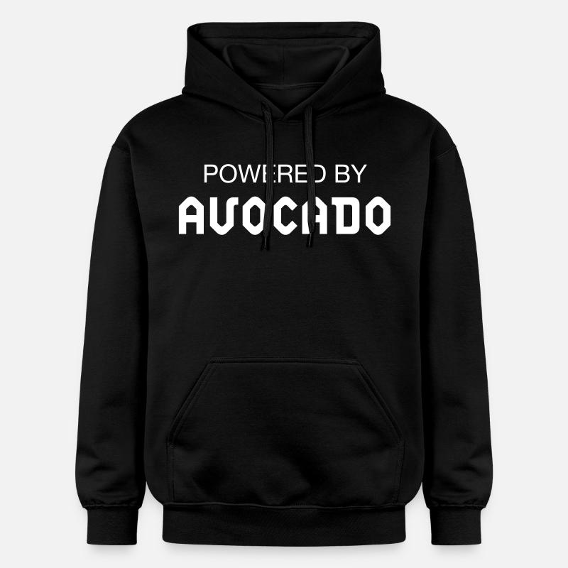 Powered By Avocado - Gildan Unisex Softstyle® Midweight Hoodie - black