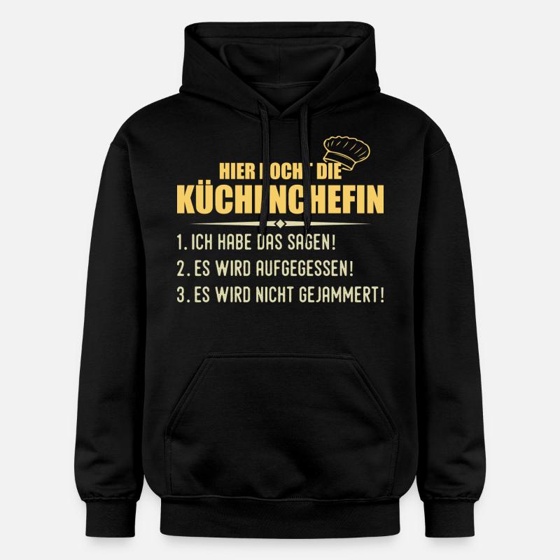 Cuisiner drôle cuisinier chef cadeau - Sweat à capuche Softstyle® Gildan Unisexe - noir
