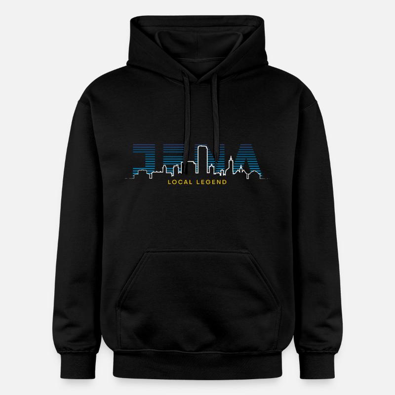 Légende locale d’Iéna - Sweat à capuche Softstyle® Gildan Unisexe - noir