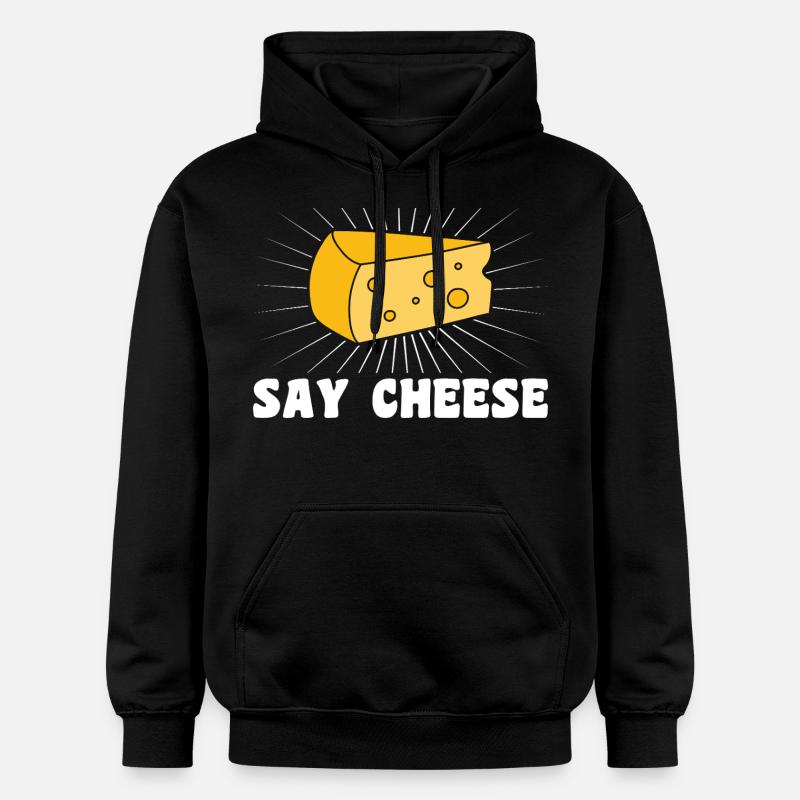 Dites fromage - Sweat à capuche Softstyle® Gildan Unisexe - noir