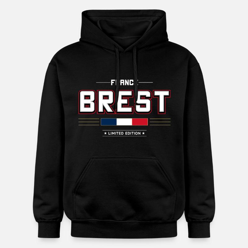 Brest - Sweat à capuche Softstyle® Gildan Unisexe - noir
