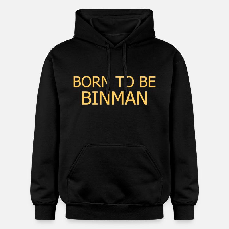 Binman Born To Be - Sweat à capuche Softstyle® Gildan Unisexe - noir