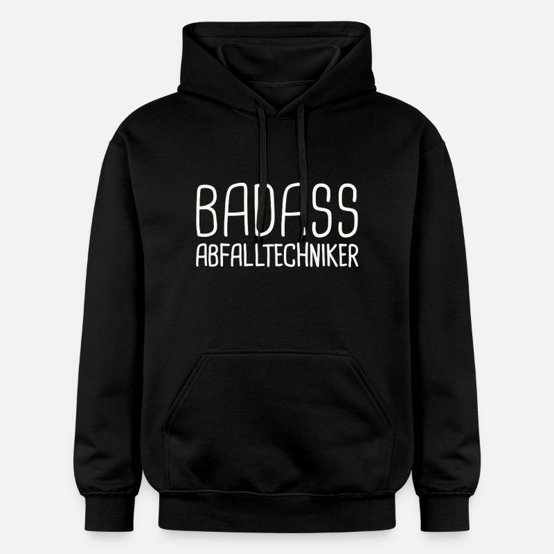 Technicien des déchets Badass - Sweat à capuche Softstyle® Gildan Unisexe - noir