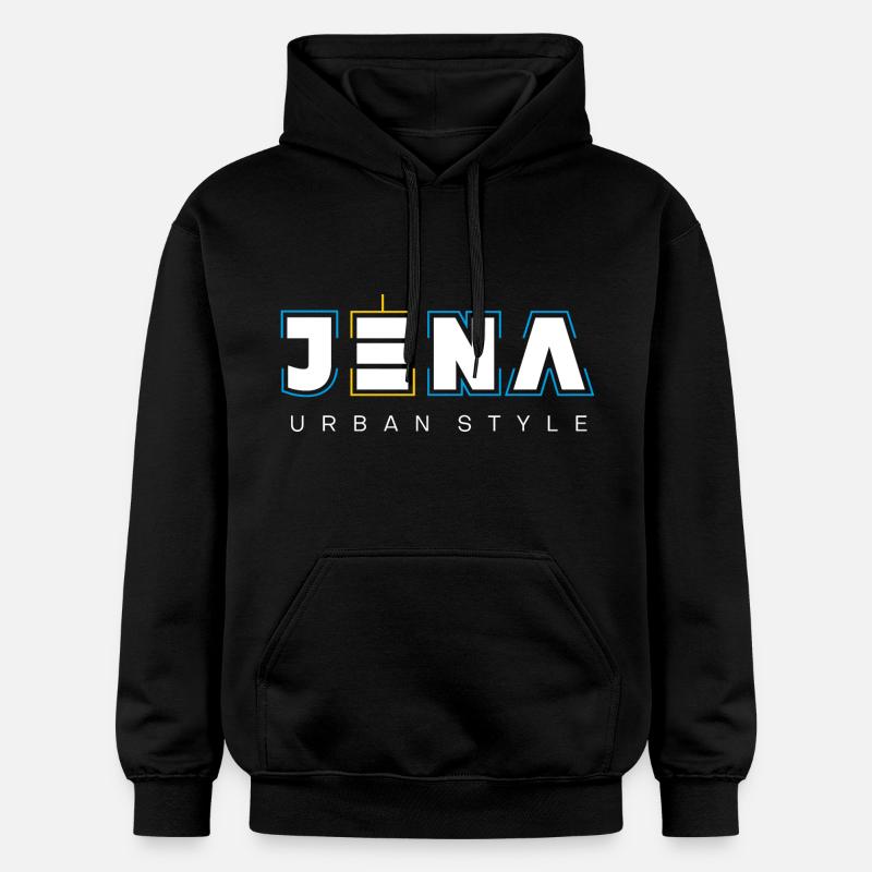 Style urbain d’Iéna - Sweat à capuche Softstyle® Gildan Unisexe - noir
