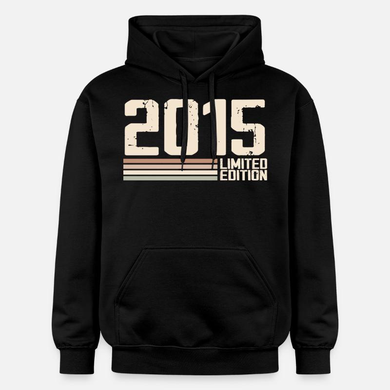 2015 Millésime 2015 Anniversaire 2015 Rétro 2015 - Sweat à capuche Softstyle® Gildan Unisexe - noir