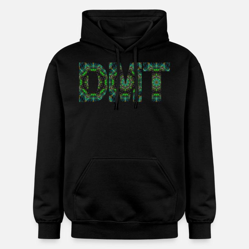 DMT Psychedelic Trip Ayahuasca - Sweat à capuche Softstyle® Gildan Unisexe - noir