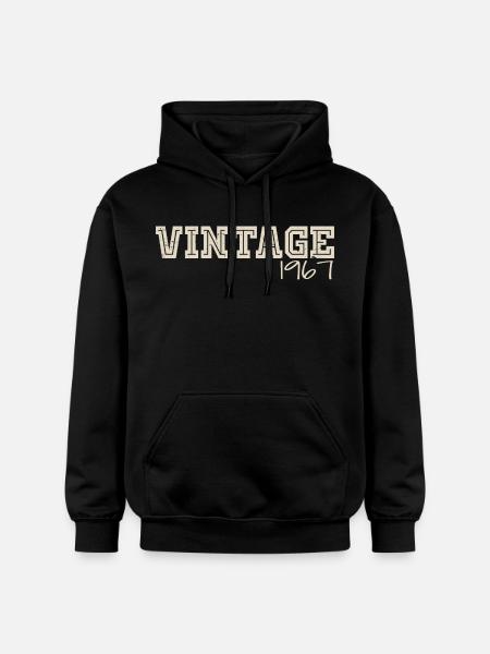 Vintage 1967 Original 1967 Retro 1967 Gift 1967 - Gildan Unisex Softstyle® Midweight Hoodie - black