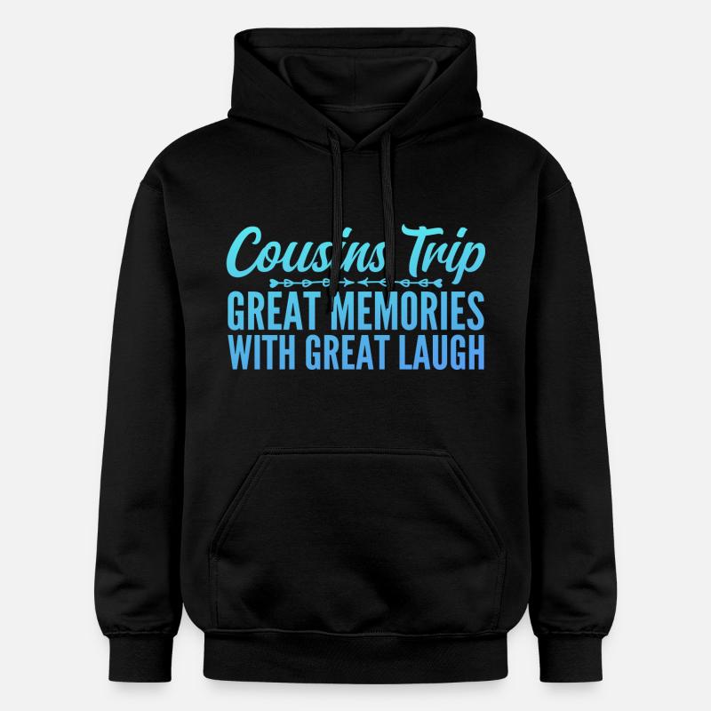 Cousin Trip 2025 - Sweat à capuche Softstyle® Gildan Unisexe - noir