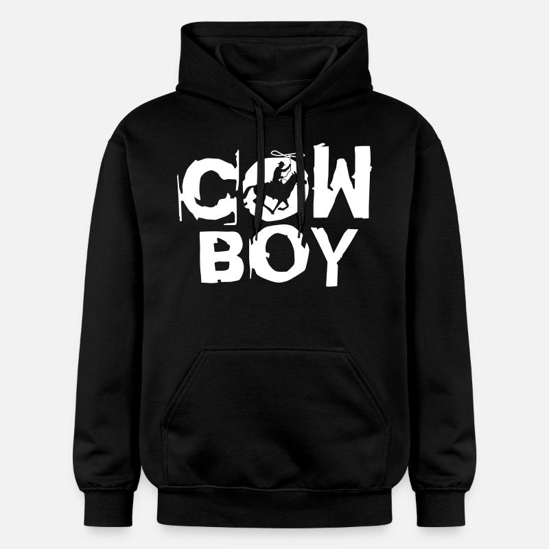 cowboy_c_1c - Sweat à capuche Softstyle® Gildan Unisexe - noir