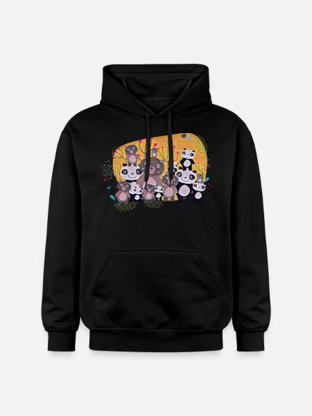 Bären Treff - Gildan Unisex Softstyle® Midweight Hoodie - Schwarz