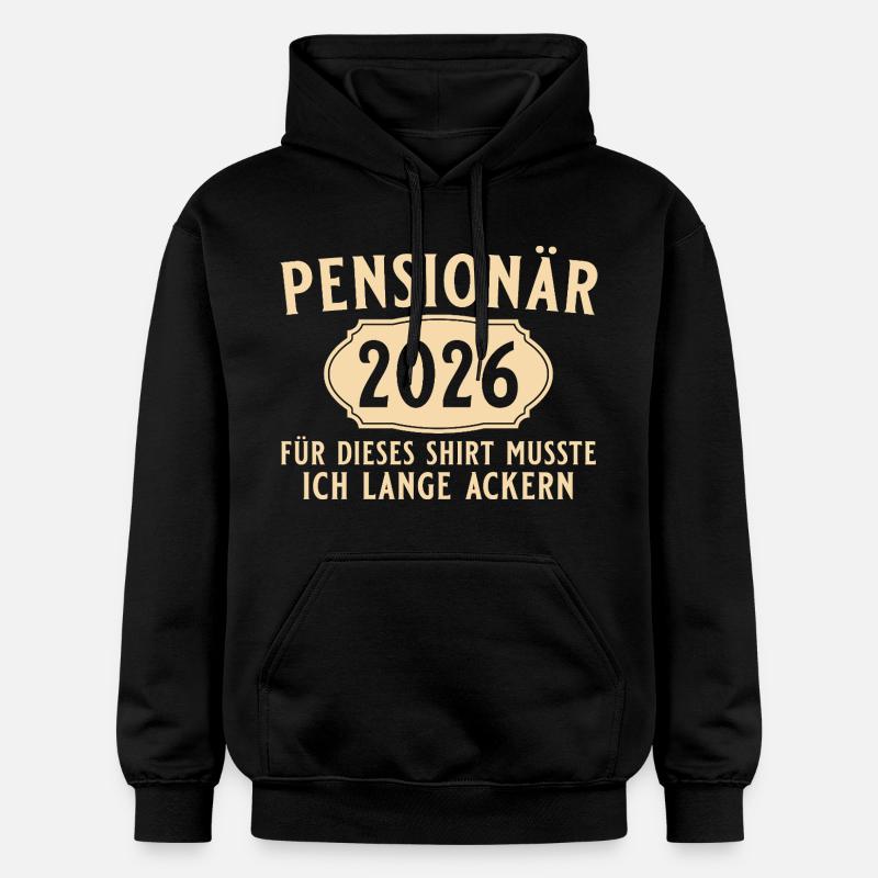 Retraité 2026 - Lange Ackern - Rente - Sweat à capuche Softstyle® Gildan Unisexe - noir