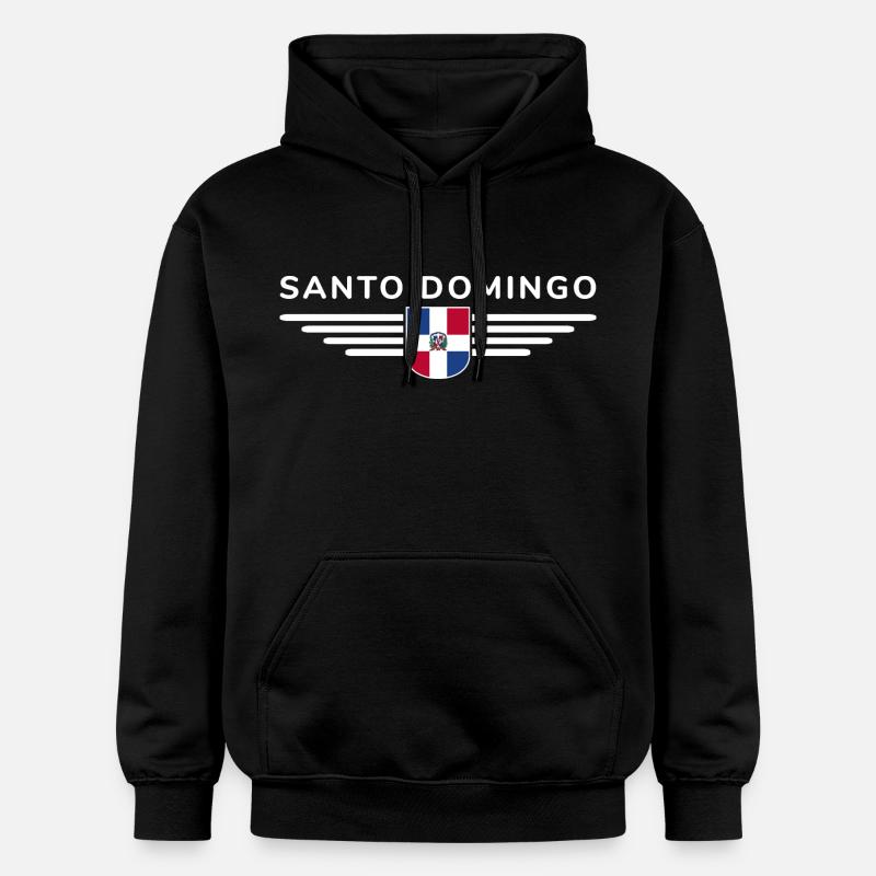 Conception de t-shirt Santo Domingo - Sweat à capuche Softstyle® Gildan Unisexe - noir