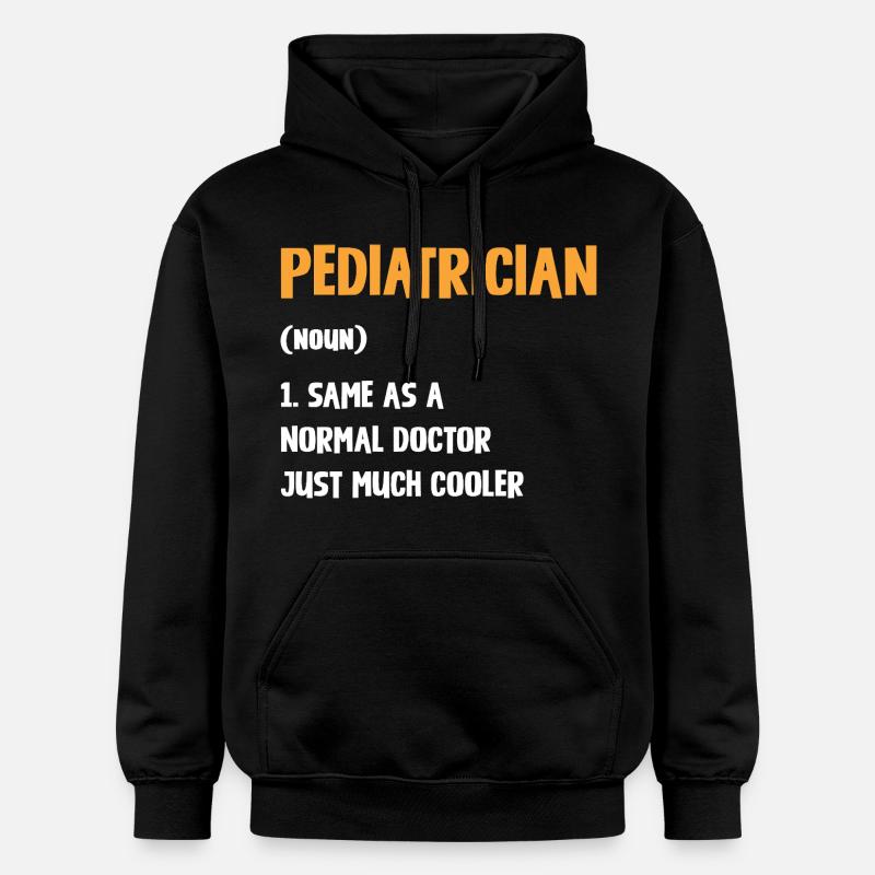 Pédiatre avec un style supplémentaire - Sweat à capuche Softstyle® Gildan Unisexe - noir
