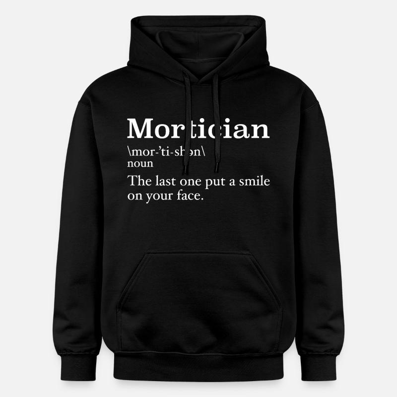 Bestatter Definition Studentin der Leichenkunde - Gildan Unisex Softstyle® Midweight Hoodie - Schwarz