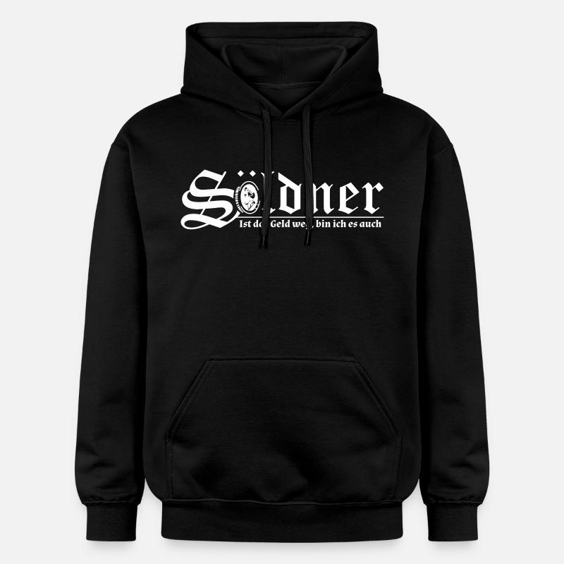 Rollenspiel Charakter Söldner Krieger - Gildan Unisex Softstyle® Midweight Hoodie - Schwarz