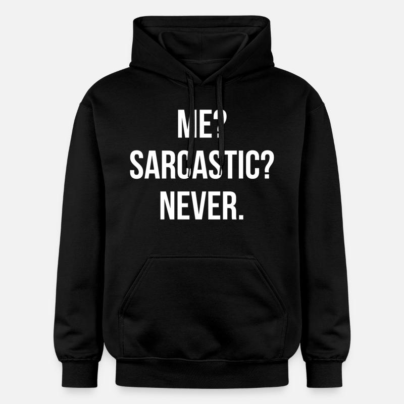 Citation sarcastique - Sweat à capuche Softstyle® Gildan Unisexe - noir