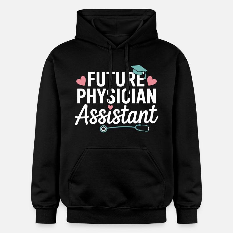 Futur style d’assistant médical - Sweat à capuche Softstyle® Gildan Unisexe - noir