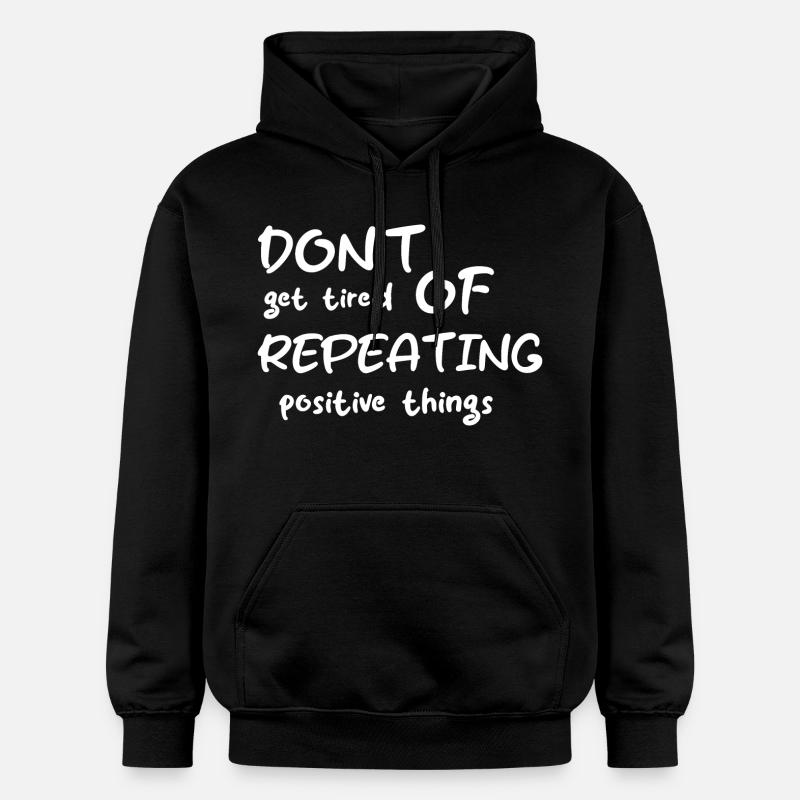 Citation de motivation - Sweat à capuche Softstyle® Gildan Unisexe - noir