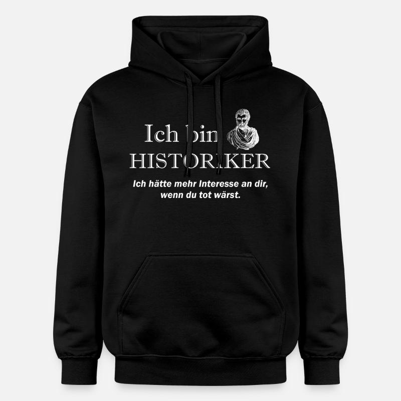 Ich bin Historiker - Gildan Unisex Softstyle® Midweight Hoodie - Schwarz